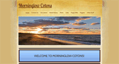 Desktop Screenshot of morninglowcotons.com