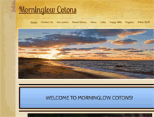 Tablet Screenshot of morninglowcotons.com